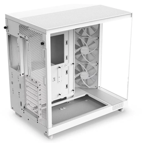 NZXT H6 Flow CC-H61FW-R1 RGB Fanlı Beyaz ATX Gaming Bilgisayar Kasası