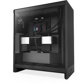 NZXT H7 Flow 2024 CM-H72FB-01 Fanlı Siyah E-ATX Gaming Bilgisayar Kasası