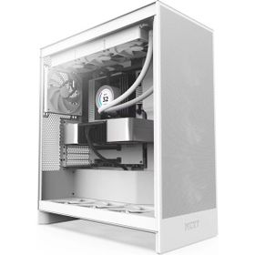 NZXT H7 Flow 2024 CM-H72FW-01 Fanlı Beyaz E-ATX Gaming Bilgisayar Kasası