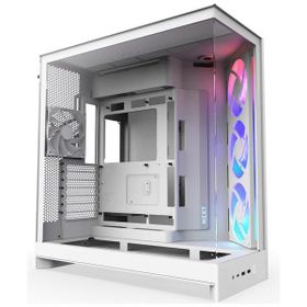 NZXT H9 Flow RGB+ CM-H92FW-P1 Fanlı Beyaz E-ATX Gaming Bilgisayar Kasası
