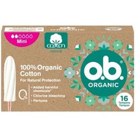 O.B 16'lı Organic Coton Mini Tampon