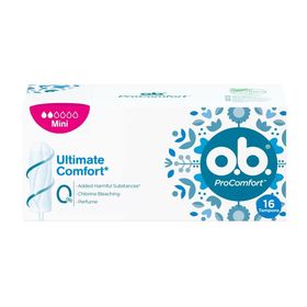 O.B Mini Pro Comfort Silk Touch 16'lı Tampon