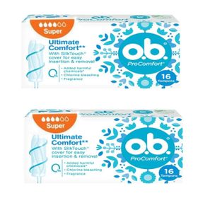 O.B Procomfort 2x16 Adet Süper Tampon