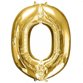O Harf Altın 100 cm Folyo Balon