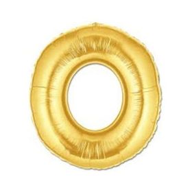 O Harf Altın Renk 100 cm Folyo Balon
