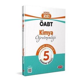 ÖABT 2023 Kimya Öğretmenliği Tamamı Çözümlü 5 Deneme Sınavı - Data Yayınları