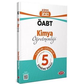 ÖABT 2023 Kimya Öğretmenliği Tamamı Çözümlü 5 Deneme Sınavı - Data Yayınları
