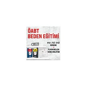 ÖABT Beden Eğitimi Öğretmenliği Deneme+Flash Bellek Video Ders Paketi Seti - Dijital Hoca