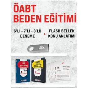 ÖABT Beden Eğitimi Öğretmenliği Deneme+Flash Bellek Video Ders Paketi Seti - Dijital Hoca