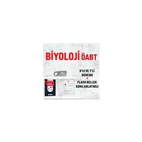 ÖABT Biyoloji Öğretmenliği Deneme+Flash Bellek Video Ders Paketi Seti - Dijital Hoca