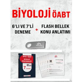 ÖABT Biyoloji Öğretmenliği Deneme+Flash Bellek Video Ders Paketi Seti - Dijital Hoca