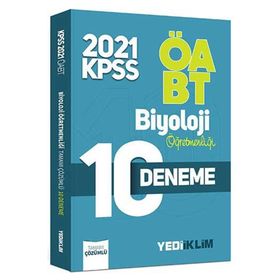ÖABT Biyoloji Öğretmenliği Tamamı Çözümlü 10 Deneme 2021-Yediiklim Yayınları