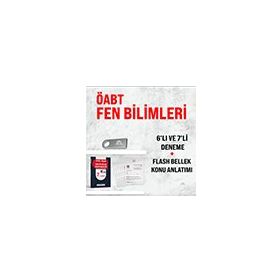 ÖABT Fen Bilimleri 6`lı ve 7`li Deneme+Flash Bellek Video Ders Paketi Seti - Dijital Hoca