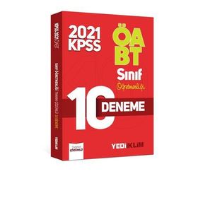 ÖABT Fizik Öğretmenliği Tamamı Çözümlü 10 Deneme Sınavı 2021-Yediiklim Yayınları