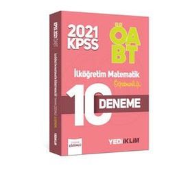ÖABT İlköğretim Matematik Öğretmenliği 10 Deneme - Yediiklim Yayınları
