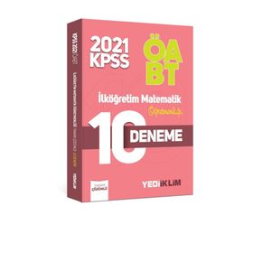 ÖABT İlköğretim Matematik Öğretmenliği 10 Deneme - Yediiklim Yayınları
