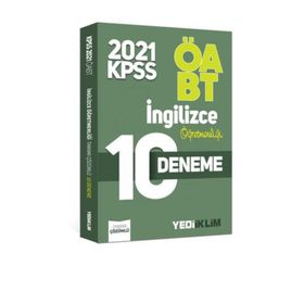 ÖABT İngilizce Öğretmenliği 10 Deneme - Yediiklim Yayınları