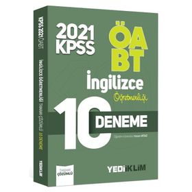 ÖABT İngilizce Öğretmenliği 10 Deneme - Yediiklim Yayınları