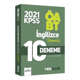 ÖABT İngilizce Öğretmenliği 10 Deneme - Yediiklim Yayınları