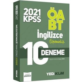 ÖABT İngilizce Öğretmenliği 10 Deneme - Yediiklim Yayınları
