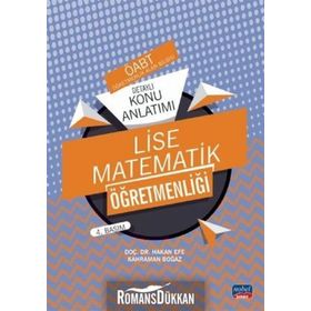 ÖABT Lise Matematik Öğretmenliği Detaylı Konu Anlatımı-Nobel Sınav