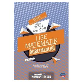 ÖABT Lise Matematik Öğretmenliği Detaylı Konu Anlatımı-Nobel Sınav