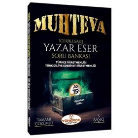 ÖABT Muhteva İçerik Esaslı Yazar Eser Soru Bankası Çözümlü Yönerge Yayınları