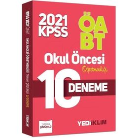 ÖABT Okul Öncesi Öğretmenliği Konu Anlatımı 2021-Yediiklim Yayınları