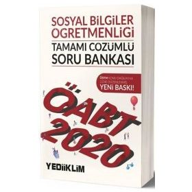 ÖABT Sosyal Bilgiler Öğretmenliği Tamamı Çözümlü Soru Bankası Yediiklim Yayınları