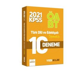 ÖABT Türk Dili ve Edebiyatı Öğretmenliği 10 Deneme 2021-Yediiklim Yayınları