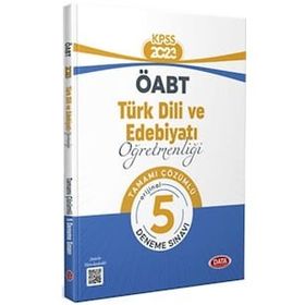 ÖABT Türk Dili ve Edebiyatı Öğretmenliği Tamamı Çözümlü 5 Deneme Sınavı - Data Yayınları