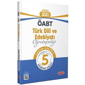 ÖABT Türk Dili ve Edebiyatı Öğretmenliği Tamamı Çözümlü 5 Deneme Sınavı - Data Yayınları