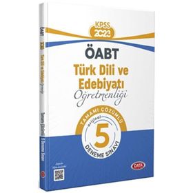 ÖABT Türk Dili ve Edebiyatı Öğretmenliği Tamamı Çözümlü 5 Deneme Sınavı - Data Yayınları