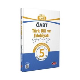 ÖABT Türk Dili ve Edebiyatı Öğretmenliği Tamamı Çözümlü 5 Deneme Sınavı - Data Yayınları