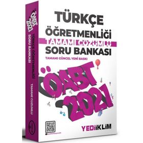 ÖABT Türkçe Öğretmenliği Tamamı Çözümlü 10 Deneme 2021-Yediiklim Yayınları