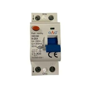 OAG 2X25 A 300Ma Kaçak Akım Koruma Rölesi