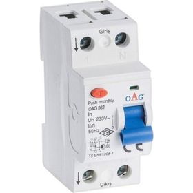 OAG 2X32 A 300Ma Kaçak Akım Koruma Rölesi