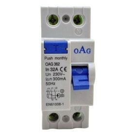 OAG 2X32 A 300Ma Kaçak Akım Koruma Rölesi