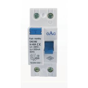 OAG 2X40 A 300Ma Kaçak Akım Koruma Rölesi