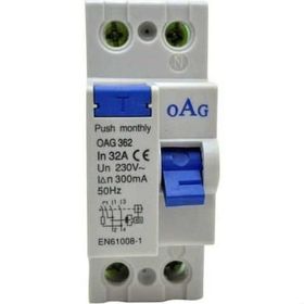 OAG 2X40 A 30Ma Kaçak Akım Koruma Rölesi