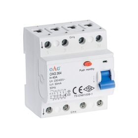 OAG 4X40 A 30Ma Kaçak Akım Koruma Rölesi