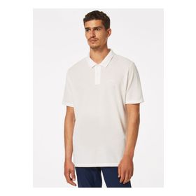 Oakley FOA401724 RELAX POLO Baskılı Beyaz Erkek Polo T-shirt