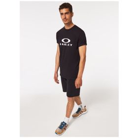 Oakley FOA402167 O BARK 2.0 Bisiklet Yaka Baskılı Beyaz - Siyah Erkek T-shirt