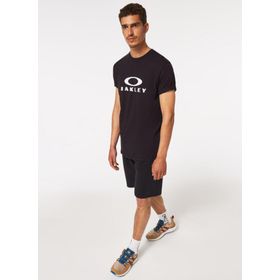 Oakley FOA402167 O BARK 2.0 Bisiklet Yaka Baskılı Beyaz - Siyah Erkek T-shirt