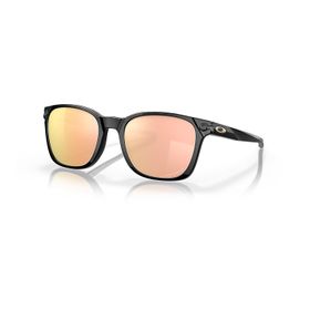 Oakley OAK 9018 901806 55 Ojector Aynalı Polarize Erkek Kare Siyah Kemik Güneş Gözlüğü
