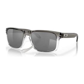 Oakley OAK 9102 910202 55 Holbrook Erkek Polarize Aynalı Kare Şeffaf Füme Kemik Güneş Gözlüğü