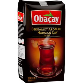 Obaçay 1 kg Bergamot Aromalı Çay (6 adet)