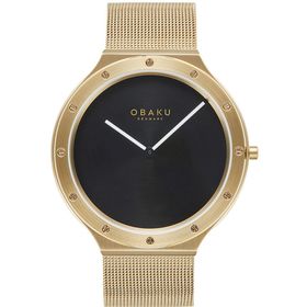 Obaku V285GXGBMG Altın Erkek Kol Saati