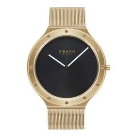Obaku V285GXGBMG Altın Erkek Kol Saati
