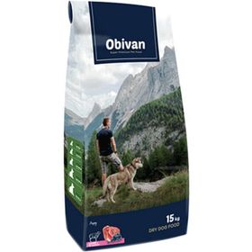 Obivan 15 kg Kuzu Etli ve Yaban Mersinli Köpek Maması